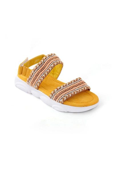 

sandals women's yellow, Black