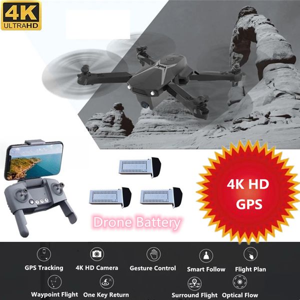 

5g wifi fpv gps rc drone auto following altitude hold rc quadcopter with 4k hd dual camera 800m control distance 30mins drones