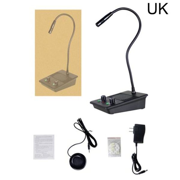 

fiber optic equipment bank intercom system two-way window loudspeaker pharmacy with high clear