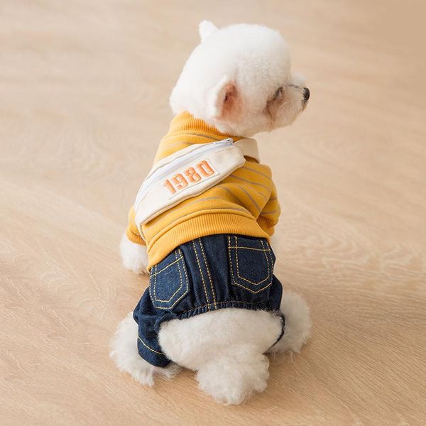 

ly winter dog clothes pets outfits coat jacket for dogs warm denim apparel