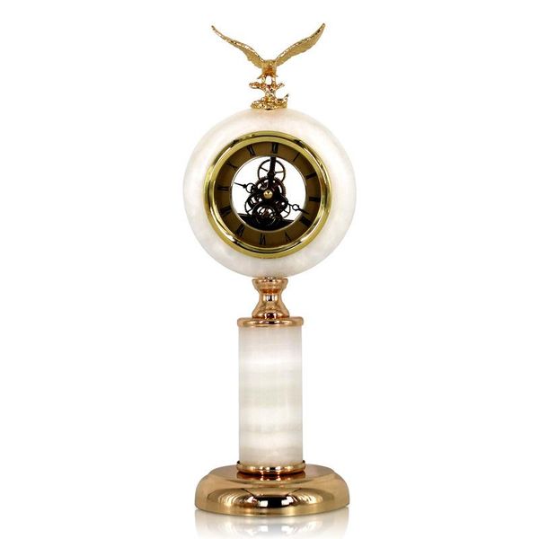 

decorative objects & figurines european light luxury clock and stand, american retro creative office desk clock, home bedroom decoration tab