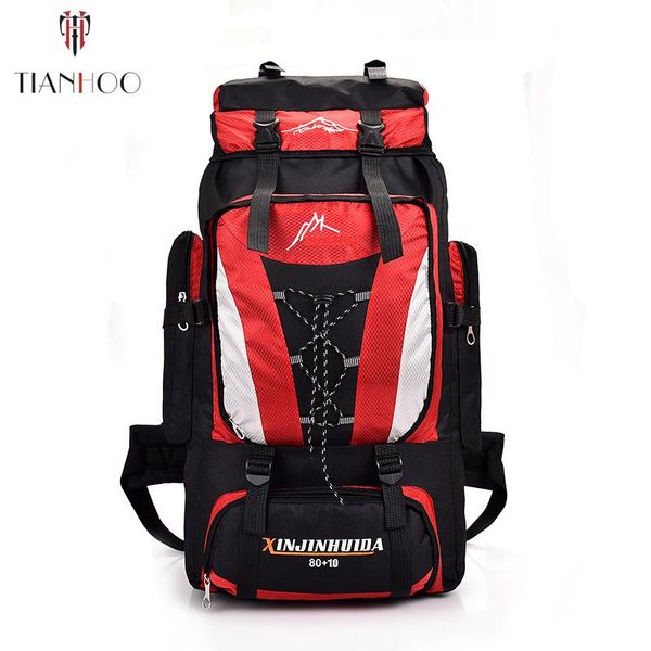 

backpack outdoor climbing bag travel 80l bags waterproof camping rucksack backpacks