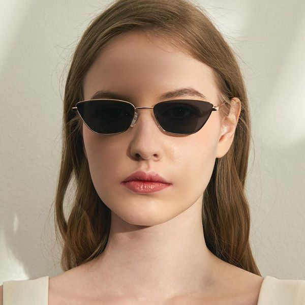 

sunglasses leixi metal vintage 6 colors 2021 cateye for women glass lx047, White;black