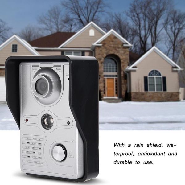 

7" tft/lcd color video doorbell camera visual intercom chime night vision door bell home security monitor other hardware