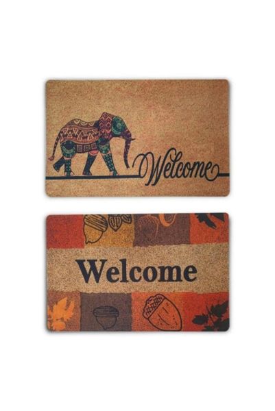 

bath mats 2- pack welcome mat | front door custom doormat funny bathroom kitchen