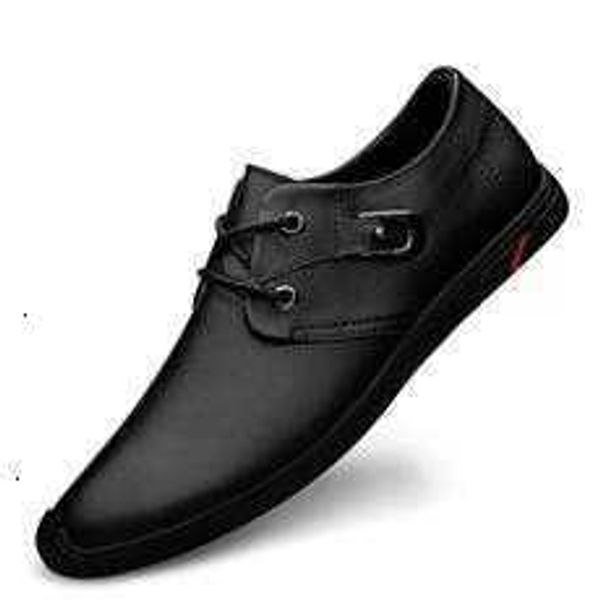 

tangzuo a6818 lace up small leather shoes, batch , 37-45, Black