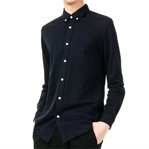 

homme crocodile 100%cotton thick camisa masculina men long sleeve dress shirts fashion hombre chemises men's casual, White;black