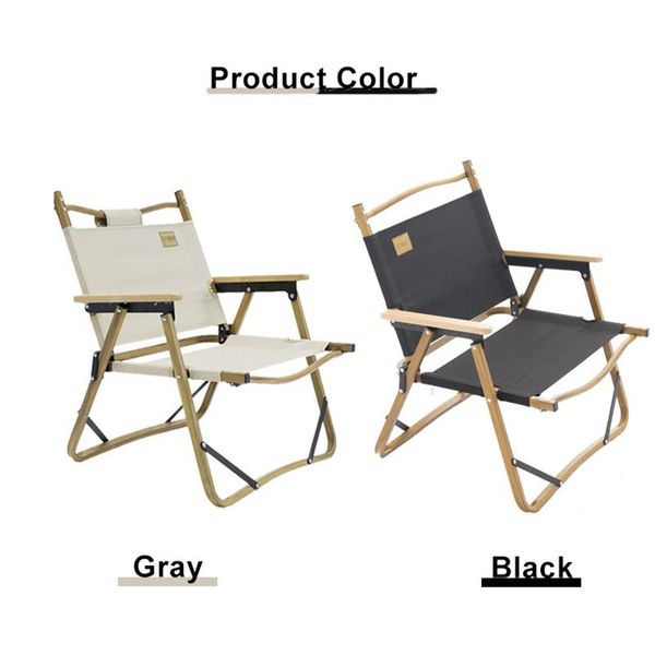 

camp furniture outdoor folding wood camping chair portable foldable picnic garden for bbq party