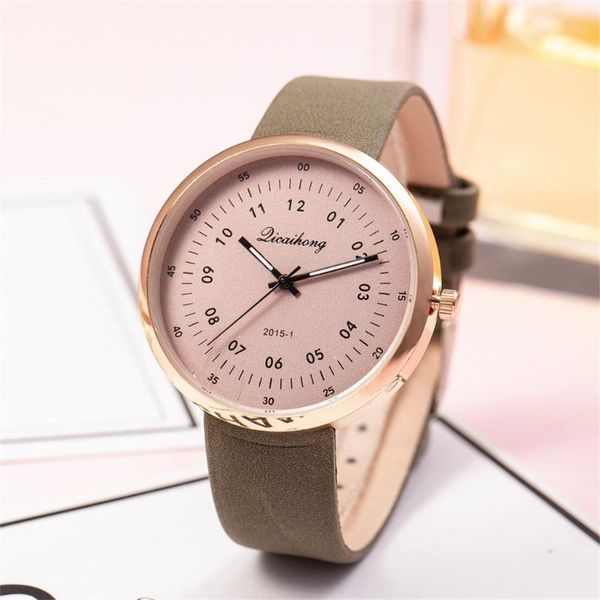 

wristwatches luxury watch women dress bracelet fashion simple creative ladies pattern quartz clock #50, Slivery;brown