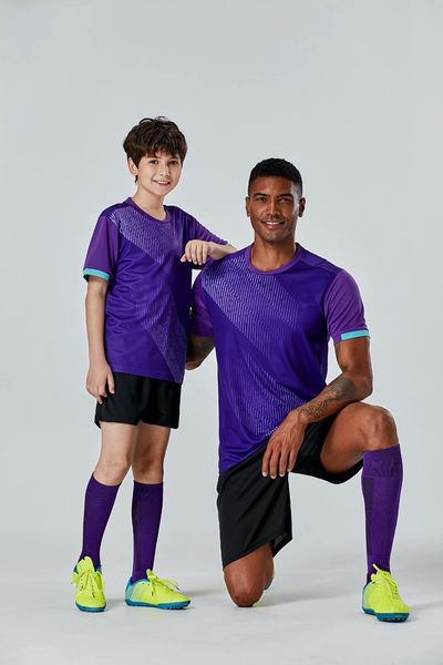 

#0137 football uniform men+kids soccer jersey printing team custom track and field sports short-sleeved shirt, Black;yellow