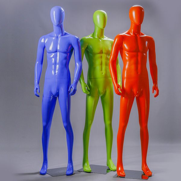 

fashionable colorful male mannequin full body men style model for display, Khaki