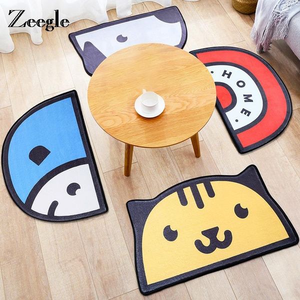 

carpets funny cat doormats indoor anti-slip kids bedroom baby play mats foot pad absorbent bathroom child room rugs