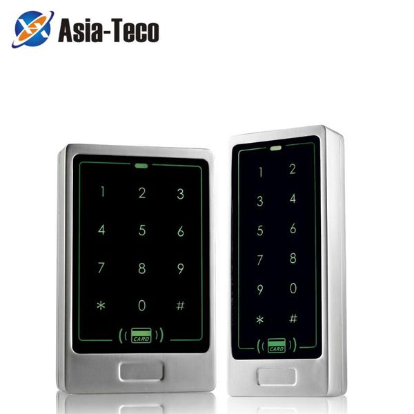 

125khz rfid waterproof access control metal touch panel keypad reader 8000users fingerprint