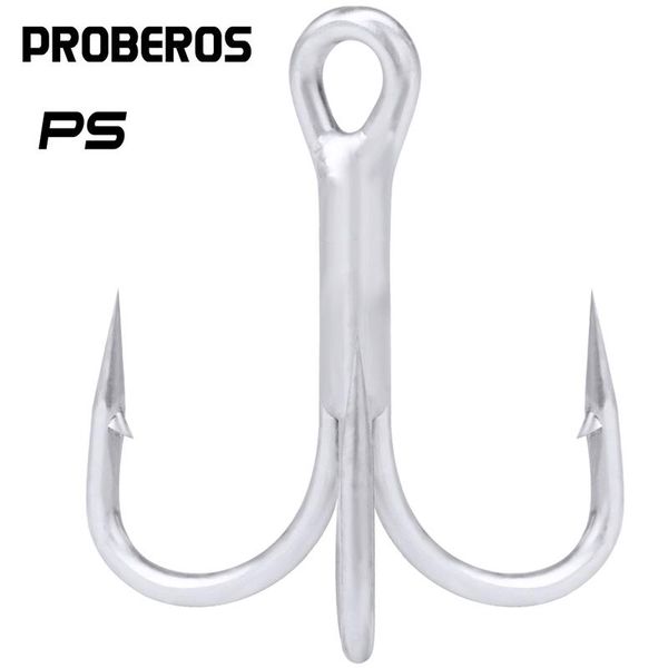 

proberos fishing hook treble fishhook overstriking antirust tackle 10#-3/0# high carbon steel hooks