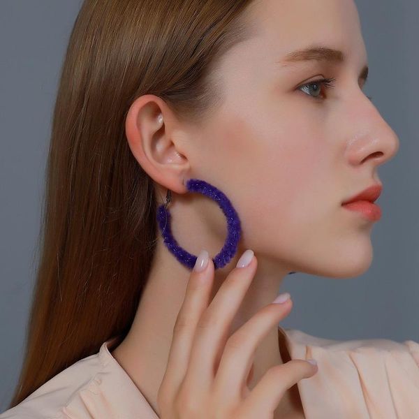 

hoop & huggie 2021 jewelry gifts women creative solid color earrings, Golden;silver