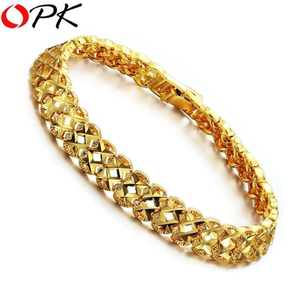 

jewelry gold color leisure bracelet for men/ women selling 8.7mm 371 bangle, Black