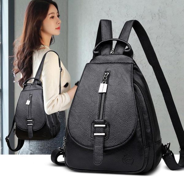 

backpack women's fashion street racket bag casual all-match travel