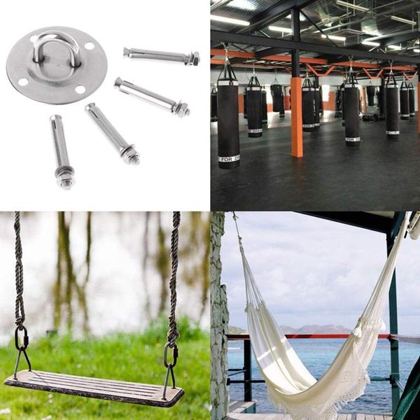 

accessories hammock wall mount anchor hooks yoga heavy duty hanging kit for aerial yoga/ceiling/gym/swing fitness equipment bhd2