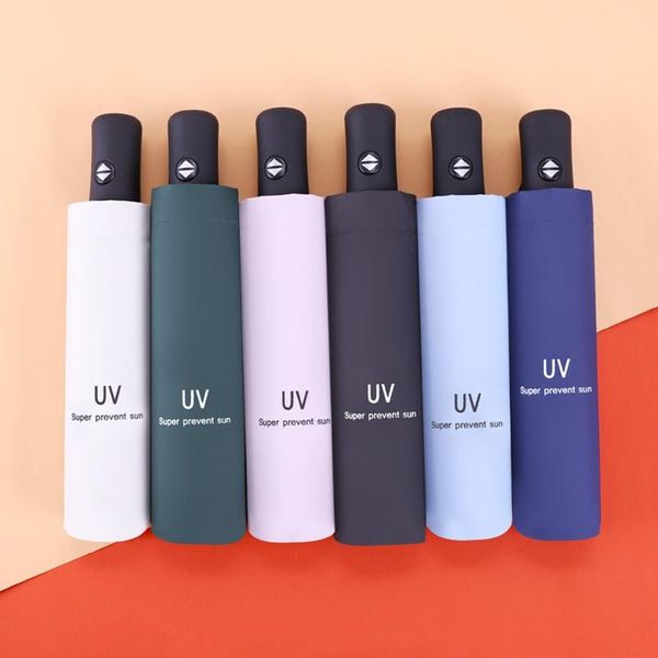 

umbrellas automatic folding umbrella women men auto open windproof black car rain big size outdoor travel business sun uv parasol