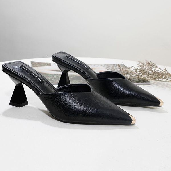 

sandals casual summer wedding ladies mules jelly women shoes peep toe for women's boots high heels a305, Black