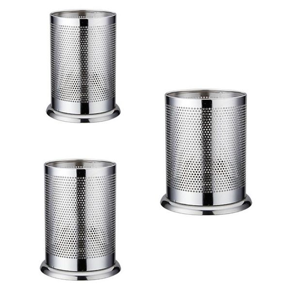

chopsticks 3pcs kitchen draining holders stainless steel cutlery (silver)