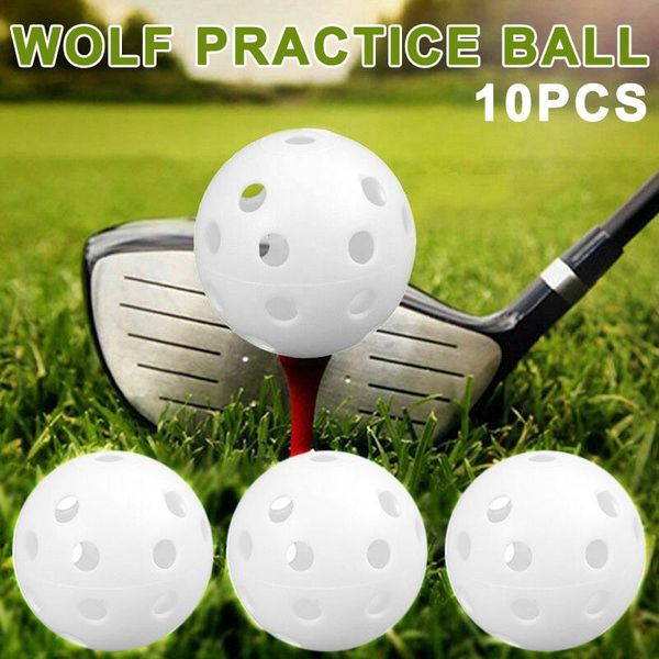 

pcs hollow golf practice balls plastic 41mm portable durable for sports training too789