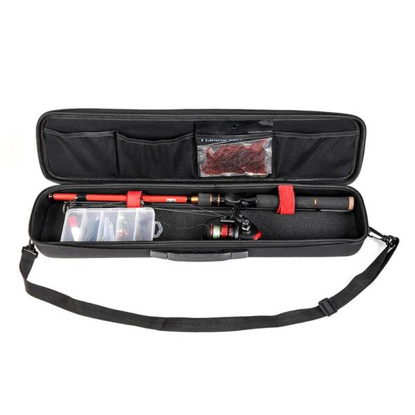 

fishing accessories portable outdoor bags shockproof tackle bag eva composite package length 64x16x7cm