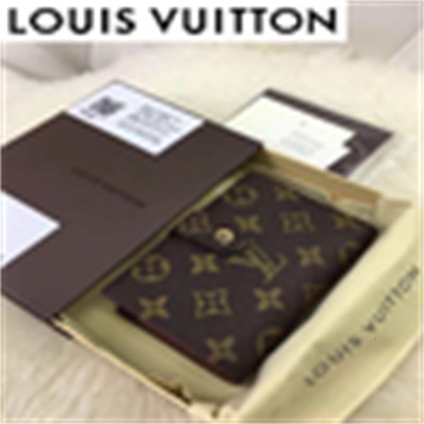 

purse brand designer wallet luxury g1fi compact m61674 button chain opening and long closing wallet wallets women real clutches leather even