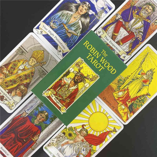 

hay house 2021 the power and artistry of robin wood tarot deck for party table board game oracle dixit sale_nm73
