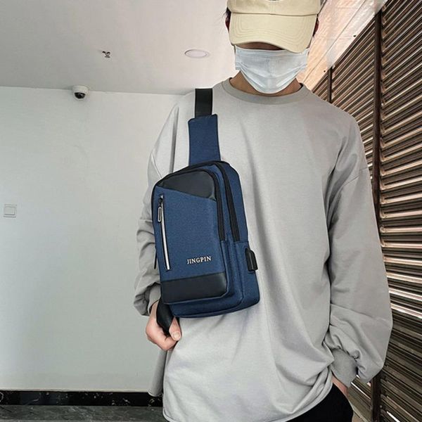 

backpack fashion men travel small oxford crossbody bag women anti-theft sling shoulder bags multifunction messenger chest pack