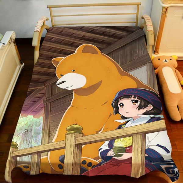 

sheets & sets machi amayadori natsu (kuma miko) bed sheet bedspread cover coverlet quilt duvet anime