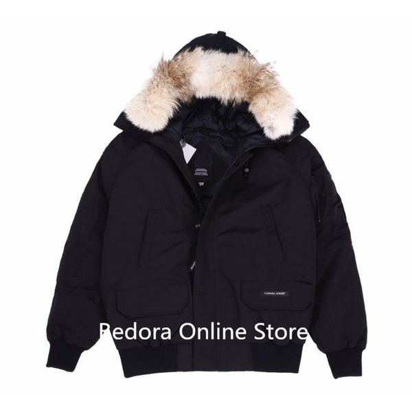 

royal wolf men's et, outdoor warm coat, canadian windbreaker, thick bomber, Black