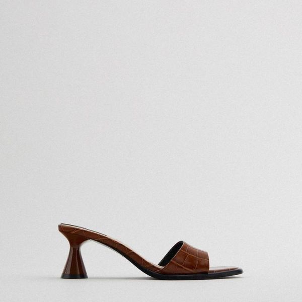 

fashion casual women's shoes summer brown animal print high-heel chunky sandals slippers, Black