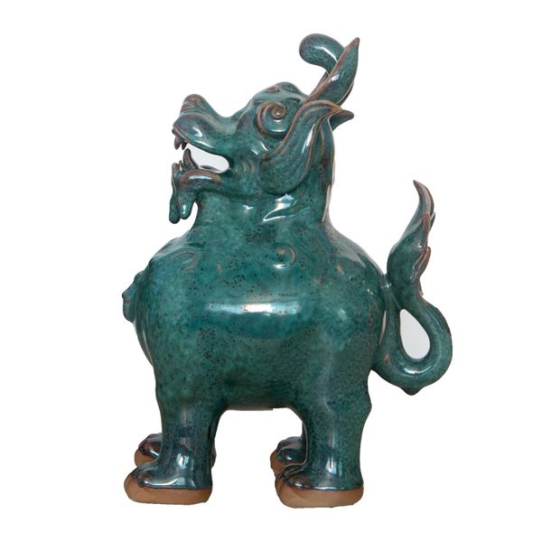 

jun porcelain designed with the shape of elephant trunk