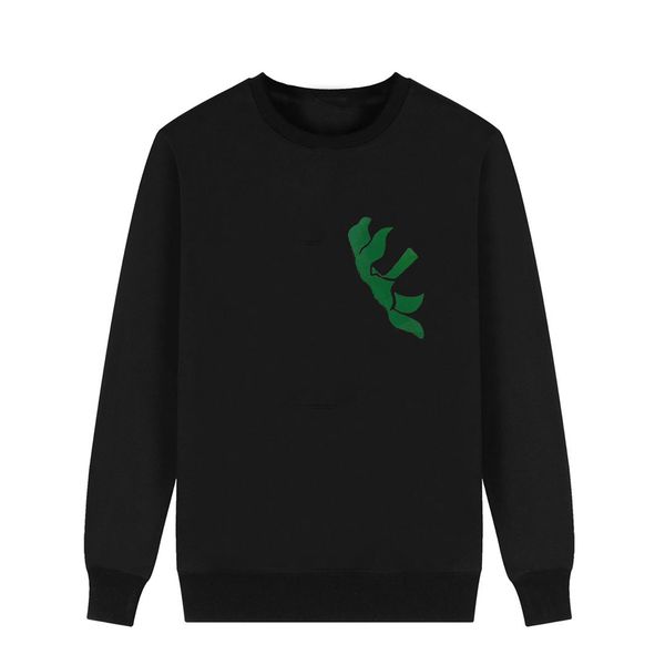 

luxury brand hoodie fashion mens s sweatshirts women autumn and winter man casual 100% cotton hoody solid color print wo, Black