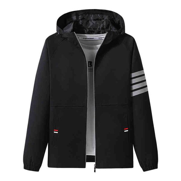 

spring and autumn 2021, menswear, zip windbreaker, hoodie, Black