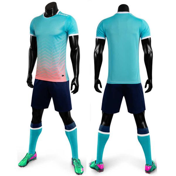 

2020 kids men soccer jerseys set breathable football jerseys training uniforms blank soccer jerseys suit sportswear, Gray
