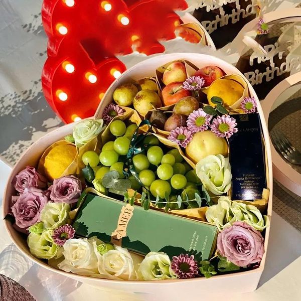

jewelry pouches, bags large transparent heart shaped gift box party wedding shop fruit flower bouquet packing decoration fashion color, Pink;blue