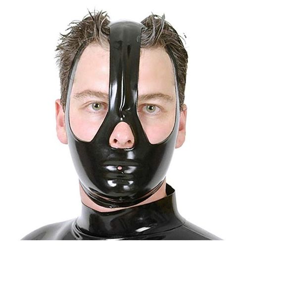 

party masks latex hood rubber mask handmade cut glue or no version available with snap