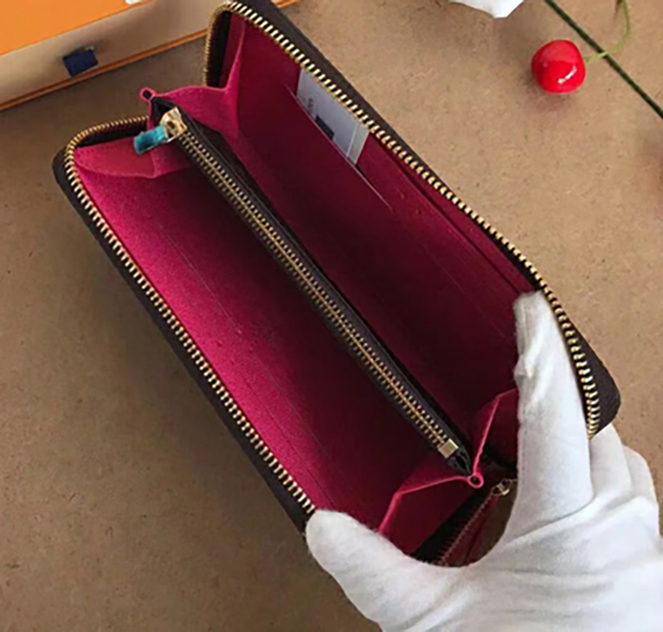 

dicky0750 wholesale long bag zipper clutch bag leather designer fashion long bag zipper clutch lady purse luxury wallet, Red;black