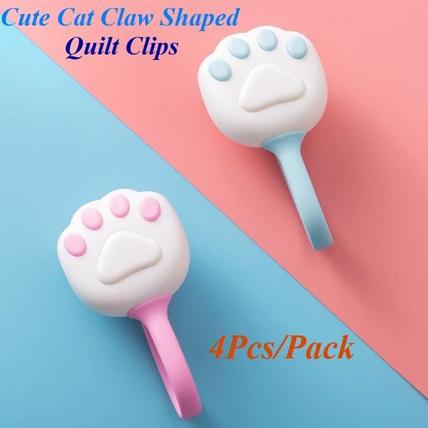 

clothing & wardrobe storage 4pcs non-slip quilt blanket clip cat claw shaped holder bed cover duvet fixer blankets fastener sleep anti-run d