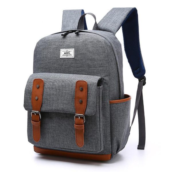 

backpack [backpack] retro simple street college style school season and middle students