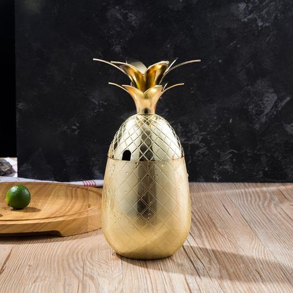 

pineapple martini glasses party bar cocktail cups appetizer dessert with straw and lid 550ml 8cm dia 19.5cm height mugs