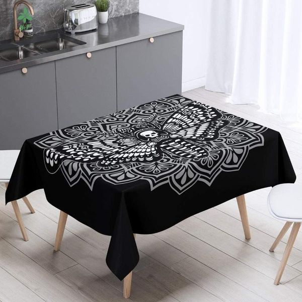 

table cloth bohemian mandala tablecloth with black grey kitchen picnic party decor