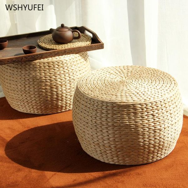 

cushion/decorative pillow rattan tea ceremony worship buddha pad meditation thickening futon cushion home balcony bedroom tatami yoga mat