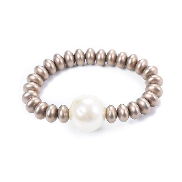 

fashion women girls hair accessories pearl beads head rope retro elastic rubber headwear wedding party favor