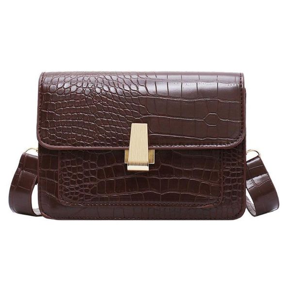 

shoulder bags bolsa mujer for women 2021 luxury handbags designer crocodile pattern leather messenger bag sac a main