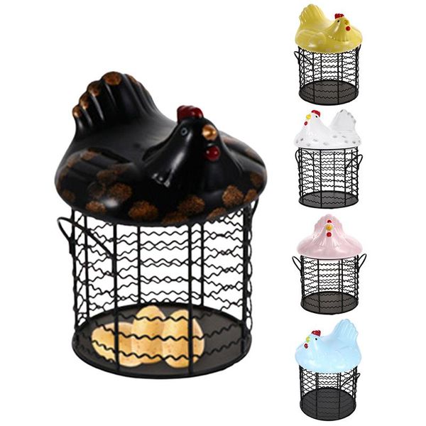 

storage bottles & jars creative egg holder box multifunctional fruit basket kitchen