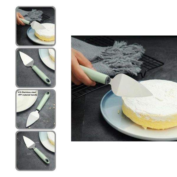 

baking & pastry tools corrosion resistant green color dessert cake pie serving shovel cutter for home