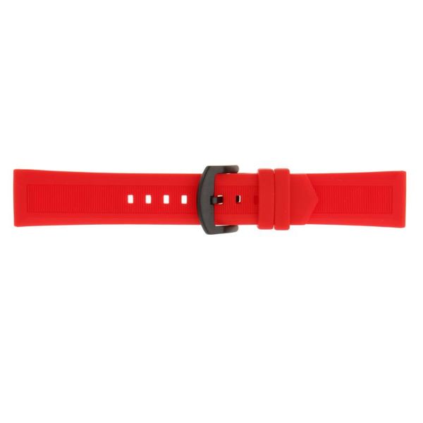 

watch bands replacement for men women sport silicone strap 19/20/21/22/24mm, Black;brown